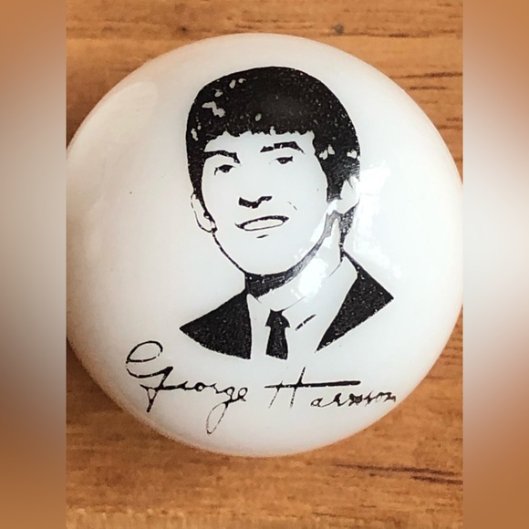 Beatles Marbles Set With Wooden Display John Paul Ringo & George - Picture 4 of 5